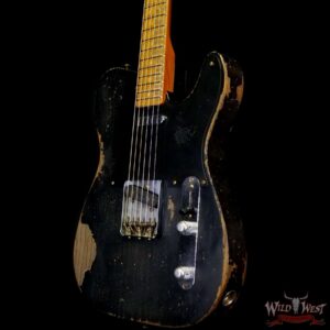 Fender Custom Shop Greg Fessler Masterbuilt 1952 Roasted Ash Telecaster Josefina H/W Pickups Relic Black 6.85 LBS - Image 2