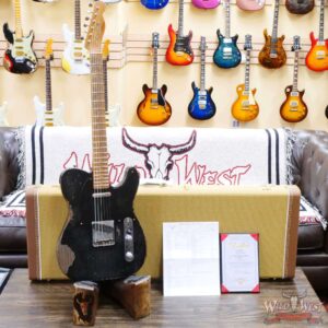 Fender Custom Shop Greg Fessler Masterbuilt 1952 Roasted Ash Telecaster Josefina H/W Pickups Relic Black 6.85 LBS - Image 6