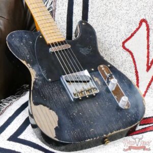 Fender Custom Shop Greg Fessler Masterbuilt 1952 Roasted Ash Telecaster Josefina H/W Pickups Relic Black 6.85 LBS - Image 8