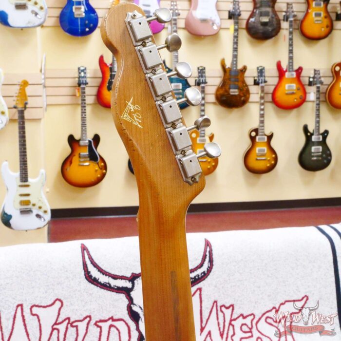 Fender Custom Shop Greg Fessler Masterbuilt 1952 Roasted Ash Telecaster Josefina H/W Pickups Relic Black 6.85 LBS - Image 11