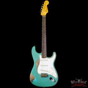 Fender Custom Shop Greg Fessler Masterbuilt 1963 Stratocaster Brazilian Rosewood Board Josefina Hand-Wound Pickups Relic Sea Foam Green - Image 3
