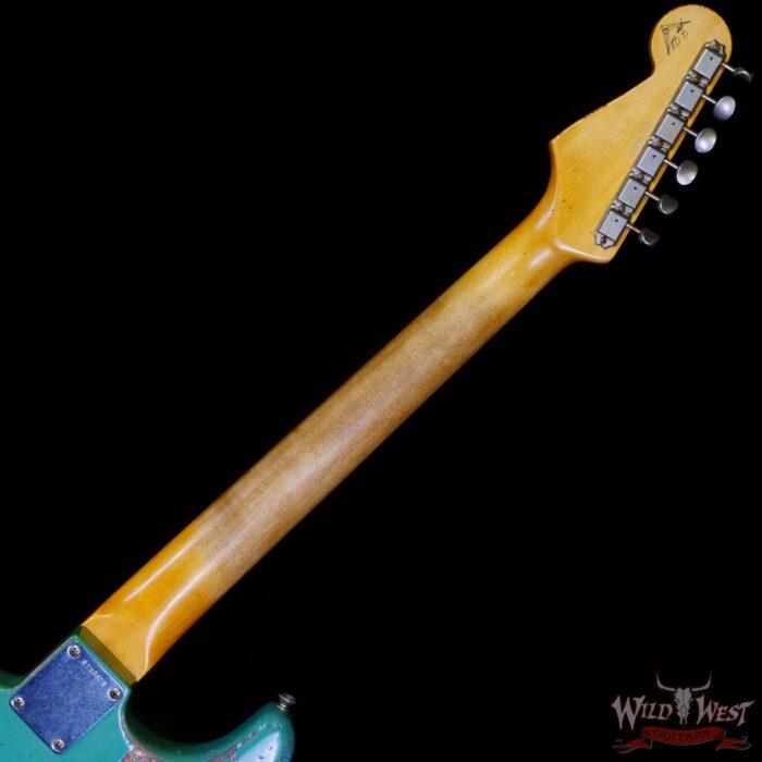 Fender Custom Shop Greg Fessler Masterbuilt 1963 Stratocaster Brazilian Rosewood Board Josefina Hand-Wound Pickups Relic Sea Foam Green - Image 5