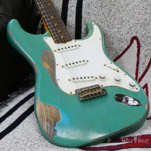Fender Custom Shop Greg Fessler Masterbuilt 1963 Stratocaster Brazilian Rosewood Board Josefina Hand-Wound Pickups Relic Sea Foam Green - Image 8