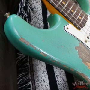 Fender Custom Shop Greg Fessler Masterbuilt 1963 Stratocaster Brazilian Rosewood Board Josefina Hand-Wound Pickups Relic Sea Foam Green - Image 10