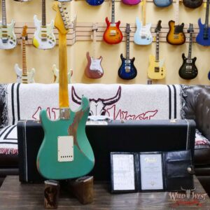 Fender Custom Shop Greg Fessler Masterbuilt 1963 Stratocaster Brazilian Rosewood Board Josefina Hand-Wound Pickups Relic Sea Foam Green - Image 11