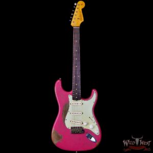 Fender Custom Shop Greg Fessler Masterbuilt 1963 Stratocaster Josefina Hand-Wound Pickups Relic Faded Dakota Red 7.45 LBS - Image 3