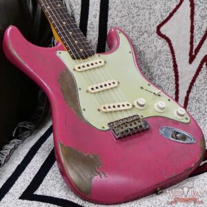 Fender Custom Shop Greg Fessler Masterbuilt 1963 Stratocaster Josefina Hand-Wound Pickups Relic Faded Dakota Red 7.45 LBS - Image 8