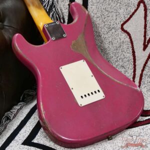 Fender Custom Shop Greg Fessler Masterbuilt 1963 Stratocaster Josefina Hand-Wound Pickups Relic Faded Dakota Red 7.45 LBS - Image 12