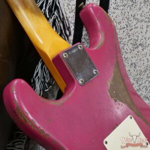 Fender Custom Shop Greg Fessler Masterbuilt 1963 Stratocaster Josefina Hand-Wound Pickups Relic Faded Dakota Red 7.45 LBS - Image 13