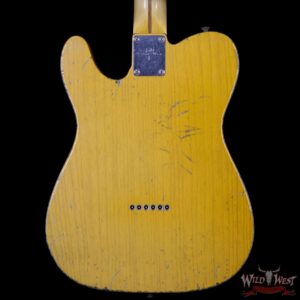 Fender Custom Shop Masterbuilt 1952 Telecaster HS Heavy Relic Butterscotch Blonde by John Cruz - Image 7