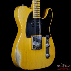 Fender Custom Shop Masterbuilt 1952 Telecaster HS Heavy Relic Butterscotch Blonde by John Cruz - Image 4