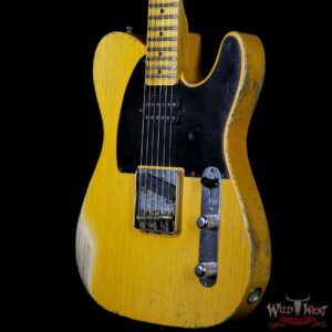Fender Custom Shop Masterbuilt 1952 Telecaster HS Heavy Relic Butterscotch Blonde by John Cruz - Image 2