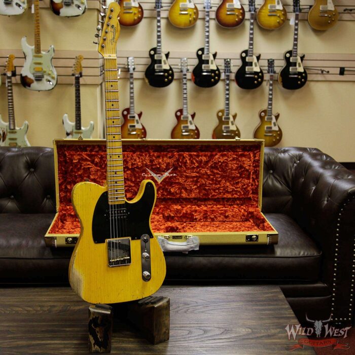 Fender Custom Shop Masterbuilt 1952 Telecaster HS Heavy Relic Butterscotch Blonde by John Cruz - Image 12