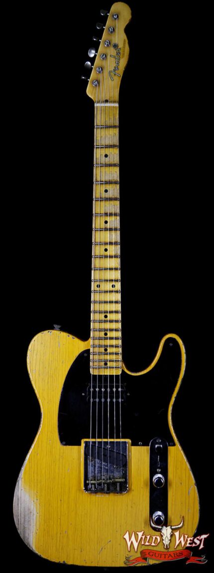 Fender Custom Shop Masterbuilt 1952 Telecaster HS Heavy Relic Butterscotch Blonde by John Cruz