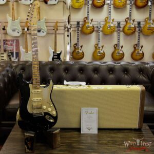 Fender Custom Shop Masterbuilt John Cruz 1956 Stratocaster HSS Heavy Relic Black Over HLE Gold 6.85 - Image 12