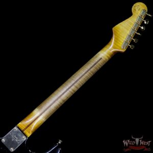 Fender Custom Shop Masterbuilt John Cruz 1956 Stratocaster HSS Heavy Relic Black Over HLE Gold 6.85 - Image 11
