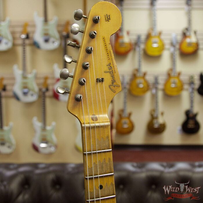 Fender Custom Shop John Cruz Masterbuilt 1957 Stratocaster Ash Heavy Relic 2 Tone Sunburst 6.85 LBS - Image 7