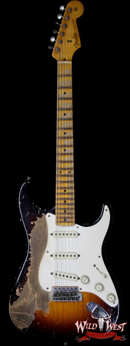 Fender Custom Shop John Cruz Masterbuilt 1957 Stratocaster Ash Heavy Relic 2 Tone Sunburst 6.85 LBS