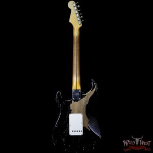 Fender Custom Shop John Cruz Masterbuilt 1957 Stratocaster Ash Heavy Relic Maple Neck Black - Image 5