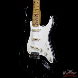 Fender Custom Shop John Cruz Masterbuilt 1957 Stratocaster Ash Heavy Relic Maple Neck Black - Image 2