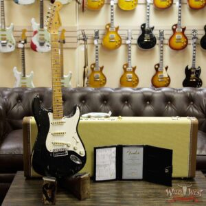 Fender Custom Shop John Cruz Masterbuilt 1957 Stratocaster Ash Heavy Relic Maple Neck Black - Image 11