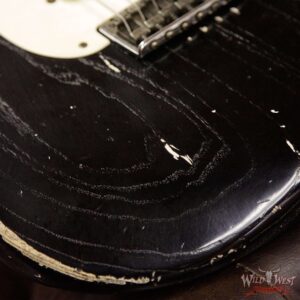Fender Custom Shop John Cruz Masterbuilt 1957 Stratocaster Ash Heavy Relic Maple Neck Black - Image 13