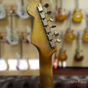 Fender Custom Shop John Cruz Masterbuilt 1961 Stratocaster Heavy Relic AAA Rosewood Slab Board Black / 3 Tone Sunburst - Image 9