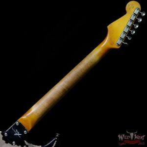 Fender Custom Shop John Cruz Masterbuilt 1962 Stratocaster Heavy Relic AAA Rosewood Slab Board Black / 3 Tone Sunburst - Image 10