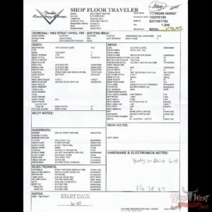 Fender Custom Shop John Cruz Masterbuilt 1962 Stratocaster Heavy Relic AAA Rosewood Slab Board Surf Green / Fiesta Red - Image 19