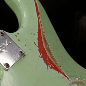 Fender Custom Shop John Cruz Masterbuilt 1962 Stratocaster Heavy Relic AAA Rosewood Slab Board Surf Green / Fiesta Red - Image 17