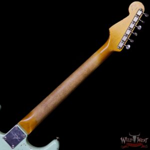 Fender Custom Shop John Cruz Masterbuilt 1962 Stratocaster Heavy Relic AAA Rosewood Slab Board Surf Green / Fiesta Red - Image 10