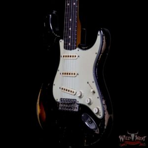 Fender Custom Shop John Cruz Masterbuilt 1963 Stratocaster Heavy Relic AAA Rosewood Fingerboard Black / 3 Tone Sunburst - Image 2