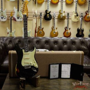 Fender Custom Shop John Cruz Masterbuilt 1963 Stratocaster Heavy Relic AAA Rosewood Fingerboard Black / 3 Tone Sunburst - Image 11
