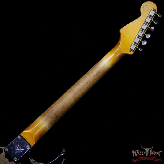Fender Custom Shop John Cruz Masterbuilt 1963 Stratocaster Heavy Relic AAA Rosewood Fingerboard Black / 3 Tone Sunburst - Image 10