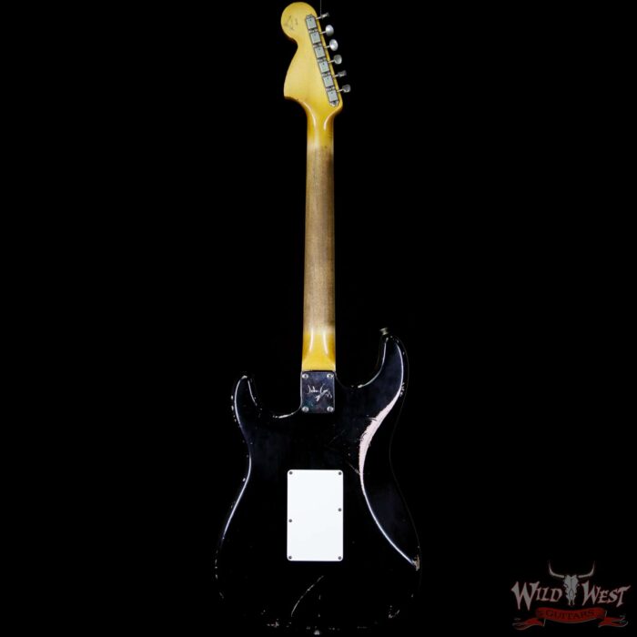 Fender Custom Shop Masterbuilt 1966 Stratocaster Floyd Rose Relic Black Over Shell Pink by John Cruz - Image 6