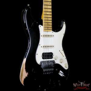 Fender Custom Shop Masterbuilt 1966 Stratocaster Floyd Rose Relic Black Over Shell Pink by John Cruz - Image 4