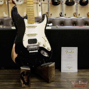 Fender Custom Shop Masterbuilt 1966 Stratocaster Floyd Rose Relic Black Over Shell Pink by John Cruz - Image 13