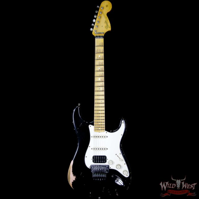 Fender Custom Shop Masterbuilt 1966 Stratocaster Floyd Rose Relic Black Over Shell Pink by John Cruz - Image 5