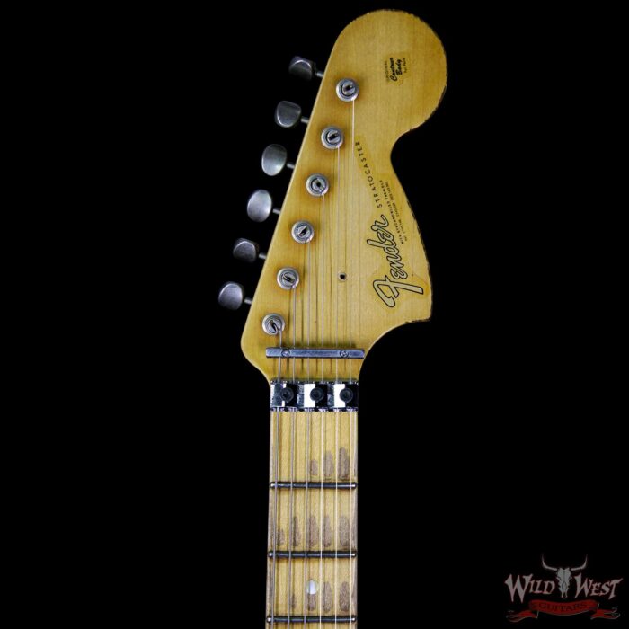 Fender Custom Shop Masterbuilt 1966 Stratocaster Floyd Rose Relic Black Over Shell Pink by John Cruz - Image 8