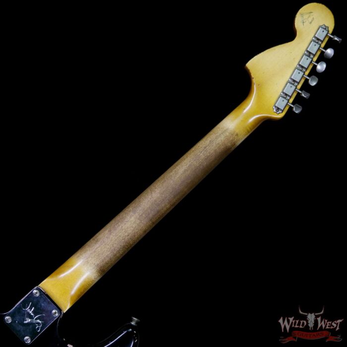 Fender Custom Shop Masterbuilt 1966 Stratocaster Floyd Rose Relic Black Over Shell Pink by John Cruz - Image 11