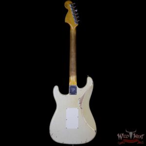 Fender Custom Shop Masterbuilt John Cruz 1969 Stratocaster HSS Floyd Rose Heavy Relic Olympic White - Image 6