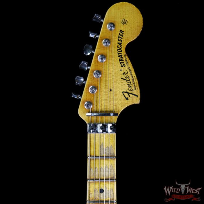Fender Custom Shop Masterbuilt John Cruz 1969 Stratocaster HSS Floyd Rose Heavy Relic Olympic White - Image 8