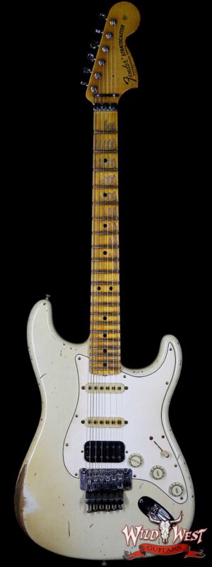 Fender Custom Shop Masterbuilt John Cruz 1969 Stratocaster HSS Floyd Rose Heavy Relic Olympic White