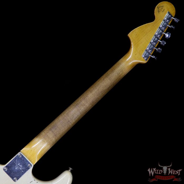Fender Custom Shop Masterbuilt John Cruz 1969 Stratocaster HSS Floyd Rose Heavy Relic Olympic White - Image 11