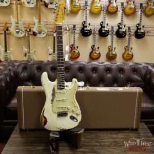 Fender Custom Shop Masterbuilt John Cruz 61 Stratocaster Heavy Relic Olympic White / 3 Tone Sunburst - Image 12