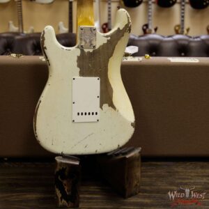 Fender Custom Shop Masterbuilt John Cruz 61 Stratocaster Heavy Relic Olympic White / 3 Tone Sunburst - Image 15