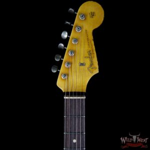 Fender Custom Shop Masterbuilt John Cruz 61 Stratocaster Heavy Relic Olympic White / 3 Tone Sunburst - Image 8