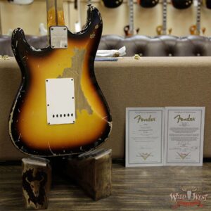 2010 Fender Custom Shop Masterbuilt John Cruz MVP Series 1960 Stratocaster Relic 3 Tone Sunburst - Image 15