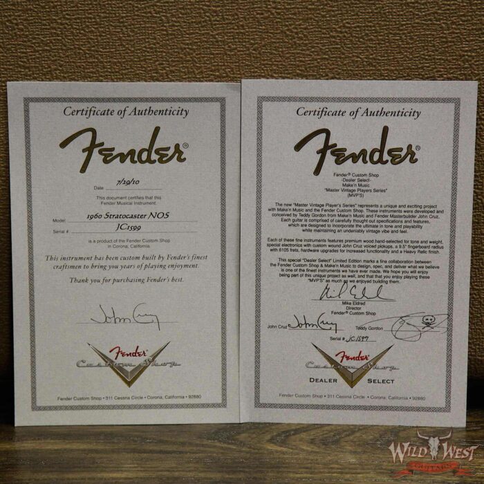 2010 Fender Custom Shop Masterbuilt John Cruz MVP Series 1960 Stratocaster Relic 3 Tone Sunburst - Image 16