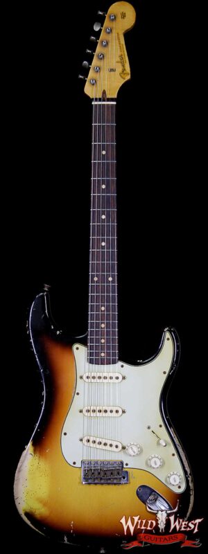 2010 Fender Custom Shop Masterbuilt John Cruz MVP Series 1960 Stratocaster Relic 3 Tone Sunburst